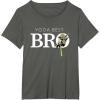 imageStar Wars Yoda Best Bro Lightsaber Gift for Brother TShirtAsphalt Grey