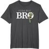 imageStar Wars Yoda Best Bro Lightsaber Gift for Brother TShirtDark Heather Grey