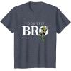 imageStar Wars Yoda Best Bro Lightsaber Gift for Brother TShirtHeather Blue