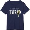 imageStar Wars Yoda Best Bro Lightsaber Gift for Brother TShirtNavy Blue