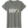 imageStar Wars Yoda Best Bro Lightsaber Gift for Brother TShirtOlive Heather