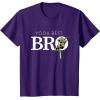 imageStar Wars Yoda Best Bro Lightsaber Gift for Brother TShirtPurple