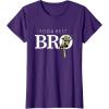 imageStar Wars Yoda Best Bro Lightsaber Gift for Brother TShirtPurple