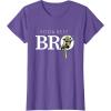 imageStar Wars Yoda Best Bro Lightsaber Gift for Brother TShirtPurple Heather