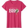 imageStar Wars Yoda Best Bro Lightsaber Gift for Brother TShirtRed Heather