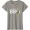 imageStar Wars Yoda Best Bro Lightsaber Gift for Brother TShirtSlate Grey