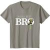 imageStar Wars Yoda Best Bro Lightsaber Gift for Brother TShirtSlate Grey