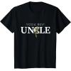 imageStar Wars Yoda Best Uncle Lightsaber Gift for Family TShirtBlack