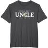 imageStar Wars Yoda Best Uncle Lightsaber Gift for Family TShirtDark Heather Grey