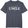 imageStar Wars Yoda Best Uncle Lightsaber Gift for Family TShirtHeather Blue