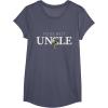 imageStar Wars Yoda Best Uncle Lightsaber Gift for Family TShirtHeather Blue