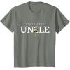 imageStar Wars Yoda Best Uncle Lightsaber Gift for Family TShirtOlive Heather