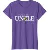 imageStar Wars Yoda Best Uncle Lightsaber Gift for Family TShirtPurple Heather