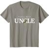 imageStar Wars Yoda Best Uncle Lightsaber Gift for Family TShirtSlate Grey