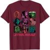 imageStar Wars Classic Comic Art Original Trilogy Retro Vintage TShirtBurgundy