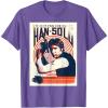imageStar Wars Han Solo Im In It For The Money Vintage TShirtPurple Heather