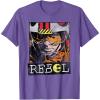 imageStar Wars Luke Skywalker Rebel Retro TShirt TShirtPurple Heather