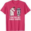imageStar Wars Princess Leia R2D2 Youre My Only Hope Retro TShirtRed Heather