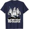 imageStar Wars Stormtrooper Party Hats Trio 16th Birthday Trooper TShirtNavy Blue