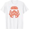 imageStar Wars Valentines Day Stormtrooper Mini Hearts TShirtWhite
