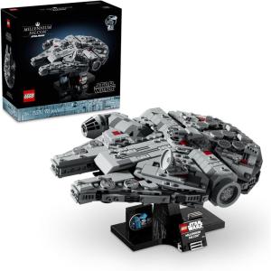 imageLEGO Star Wars Millennium Falcon A New Hope 25th Anniversary Collectable Model  DIY Building Sets for Adults Men ampamp Women Ages 18  Comes with Display Stand  Star Wars Gift  75375