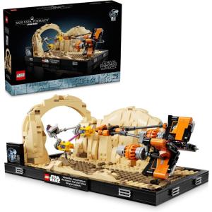imageLEGO Star Wars The Phantom Menace Mos ESPA Podrace Diorama Build and Display Model for Adults Star Wars Fan Gift with Anakin Skywalkers Podracer 75380