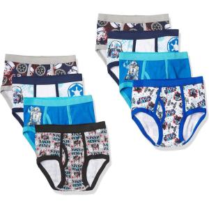 imageSTAR WARS Boys 100 Combed Cotton Brief Multipacks with Millennium Falcon Darth Vader and More in Sizes 4 6 8 and 108pack 100 Combed Cotton Briefclassic