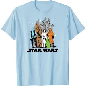 imageStar Wars  Group TShirtBaby Blue
