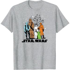 imageStar Wars  Group TShirtHeather Grey