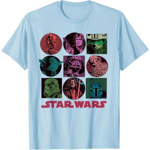 imageStar Wars Classic Comic Art Original Trilogy Retro Vintage TShirtBaby Blue