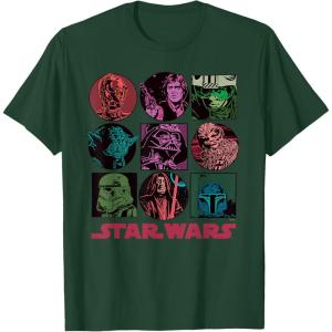 imageStar Wars Classic Comic Art Original Trilogy Retro Vintage TShirtDark Green