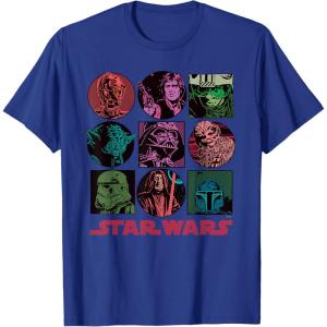 imageStar Wars Classic Comic Art Original Trilogy Retro Vintage TShirtRoyal Blue