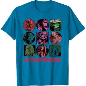 imageStar Wars Classic Comic Art Original Trilogy Retro Vintage TShirtSapphire Blue