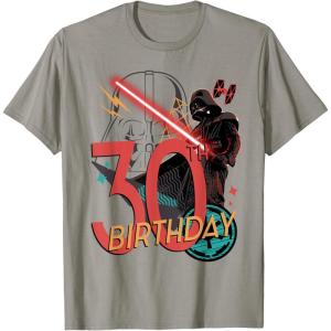 imageStar Wars Darth Vader 30th Birthday Abstract Background TShirtSlate Grey