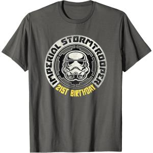 imageStar Wars Imperial Stormtrooper 21st Birthday TShirtAsphalt Grey