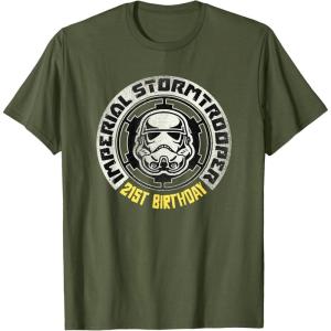 imageStar Wars Imperial Stormtrooper 21st Birthday TShirtOlive Green