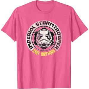imageStar Wars Imperial Stormtrooper 21st Birthday TShirtPink Heather