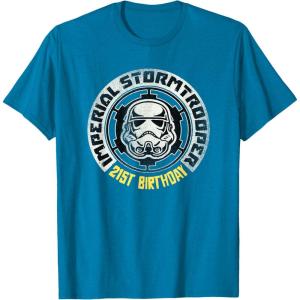 imageStar Wars Imperial Stormtrooper 21st Birthday TShirtSapphire Blue