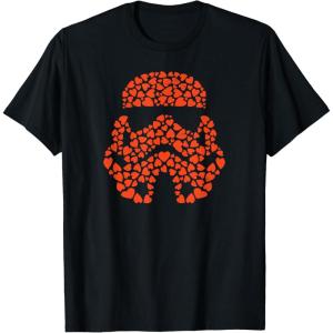 imageStar Wars Valentines Day Stormtrooper Mini Hearts TShirtBlack