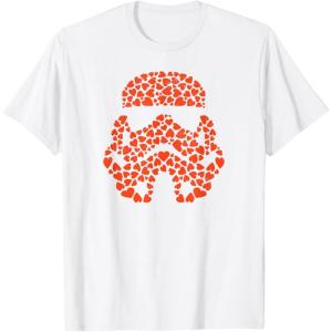 imageStar Wars Valentines Day Stormtrooper Mini Hearts TShirtWhite