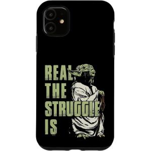 imageiPhone 16 Star Wars Yoda Real The Struggle Is CaseiPhone 11