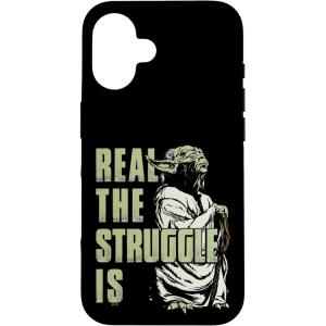 imageiPhone 16 Star Wars Yoda Real The Struggle Is CaseiPhone 16