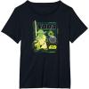 imageStar Wars  Yoda Dark Digital TShirtBlack