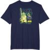 imageStar Wars  Yoda Dark Digital TShirtNavy Blue