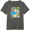 imageStar Wars  Yoda Stickers TShirtAsphalt Grey