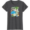 imageStar Wars  Yoda Stickers TShirtDark Heather Grey