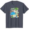 imageStar Wars  Yoda Stickers TShirtHeather Blue