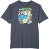 imageStar Wars  Yoda Stickers TShirtHeather Blue