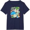 imageStar Wars  Yoda Stickers TShirtNavy Blue
