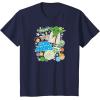 imageStar Wars  Yoda Stickers TShirtNavy Blue